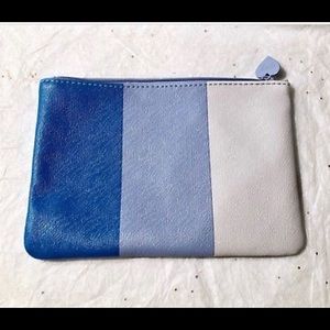 Ispy blue makeup bag